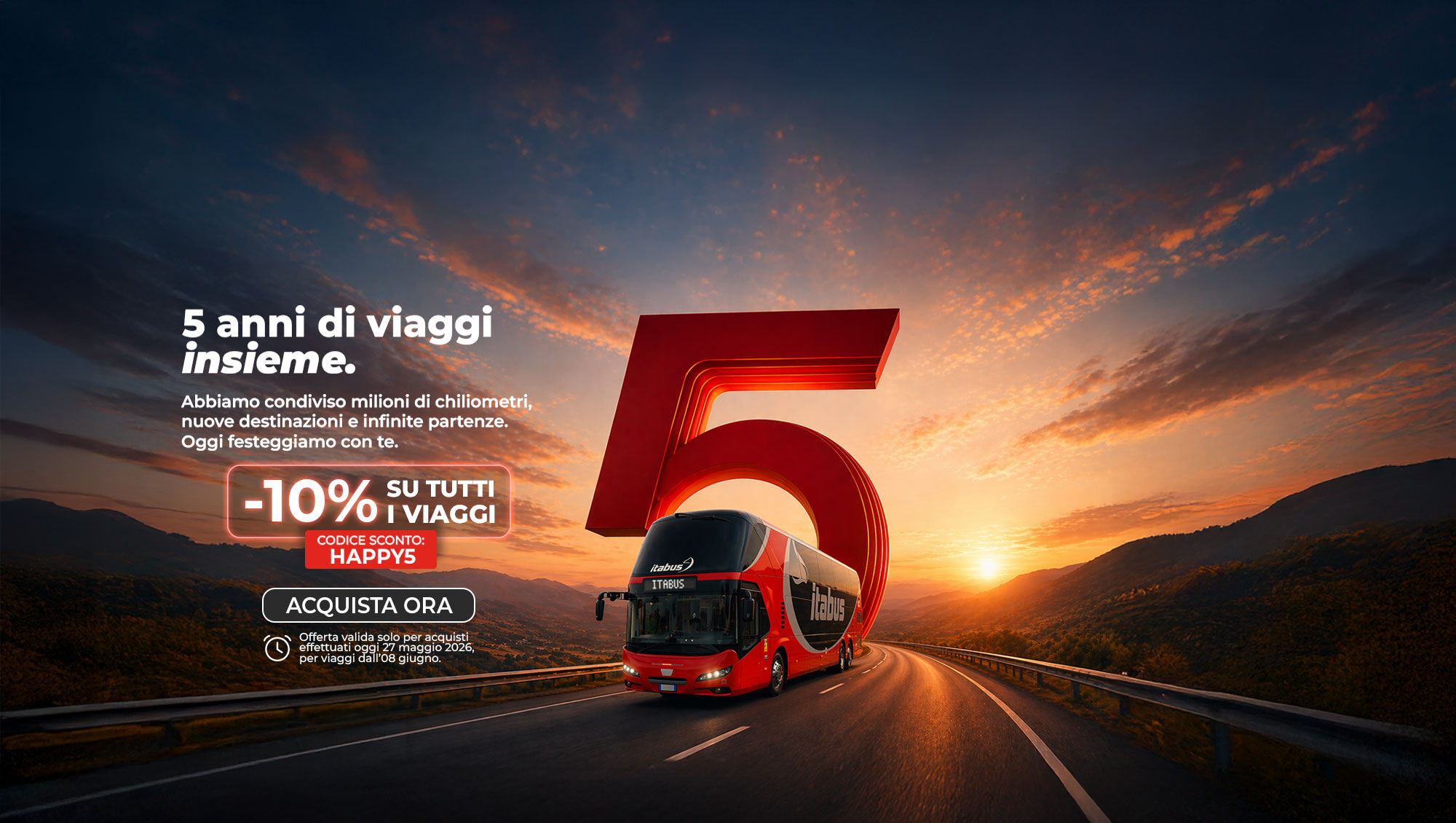 Itabus 5 anni