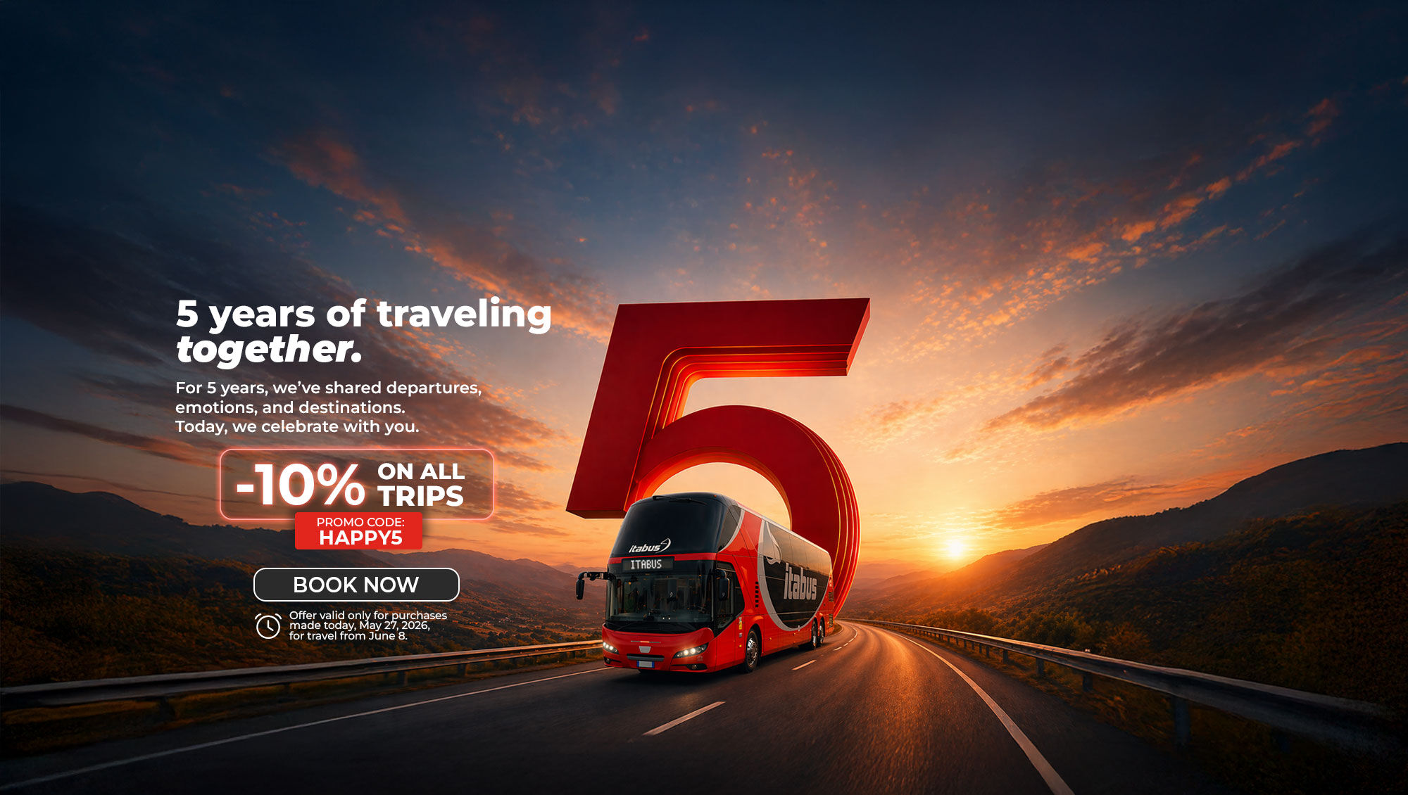 Itabus 5 anni