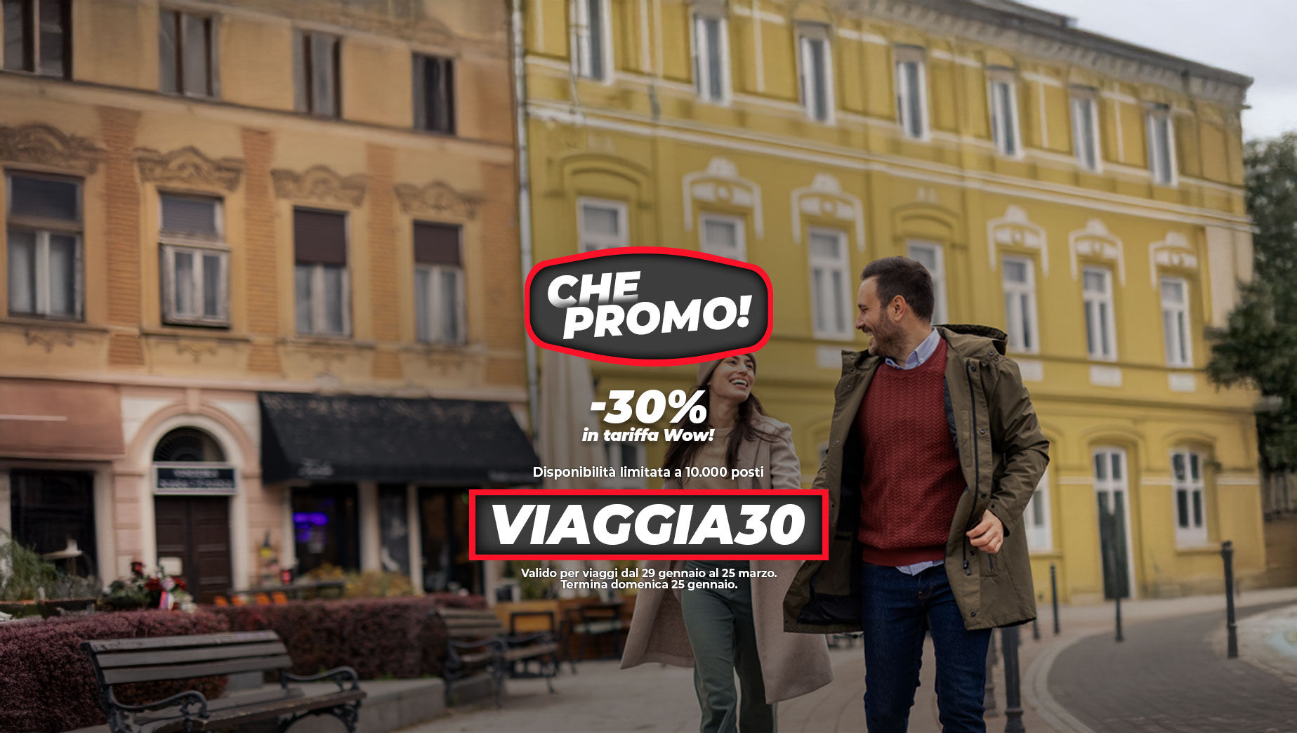 Promo code VIAGGIA30