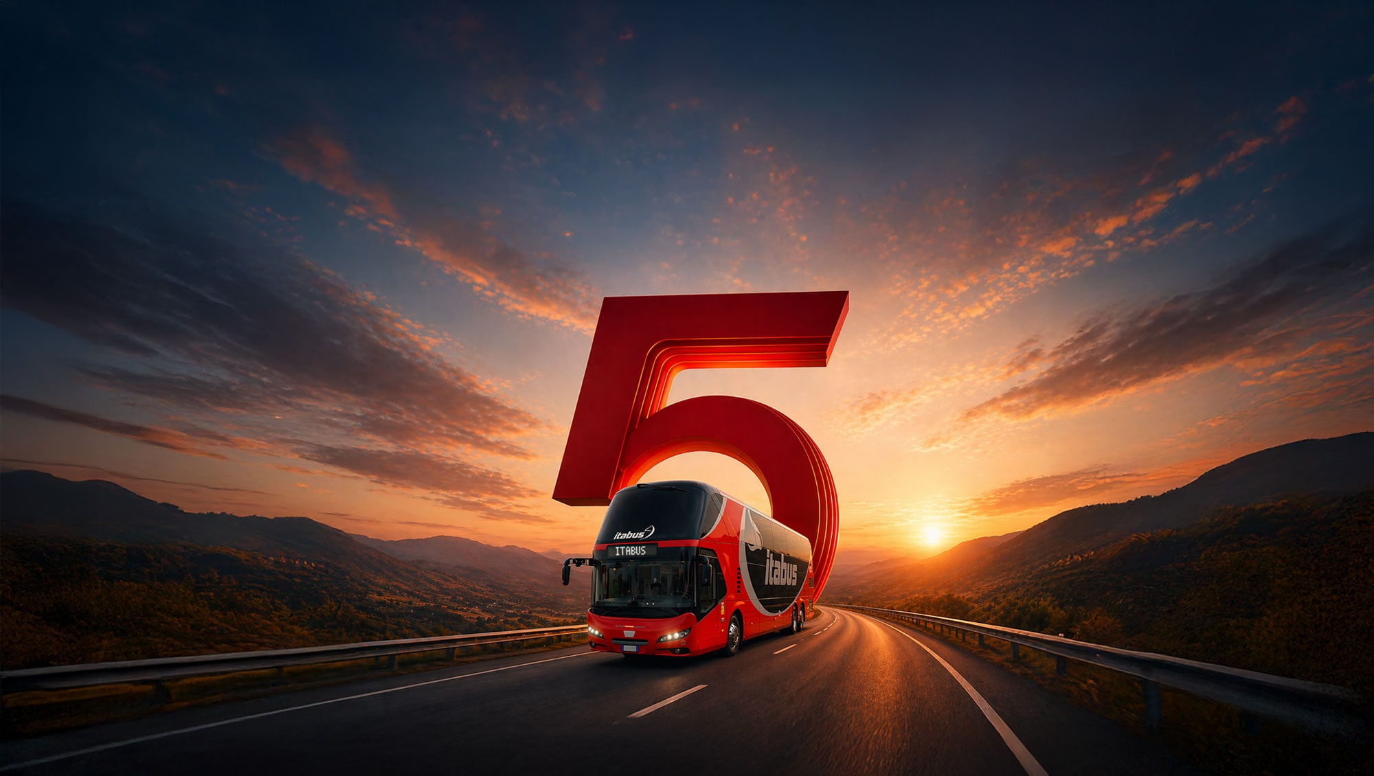 comunicato stampa itabus 5 anni